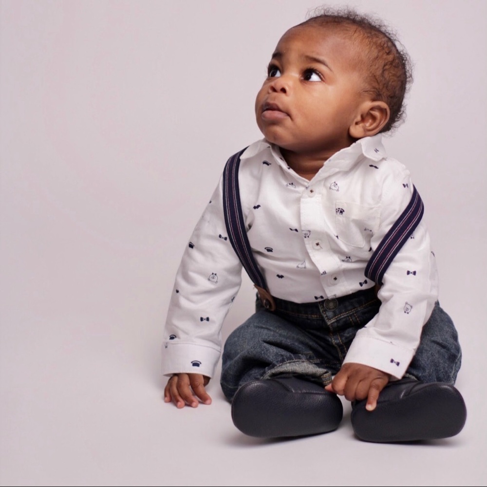 Carter’s Jeans Suspenders Size 9 Months